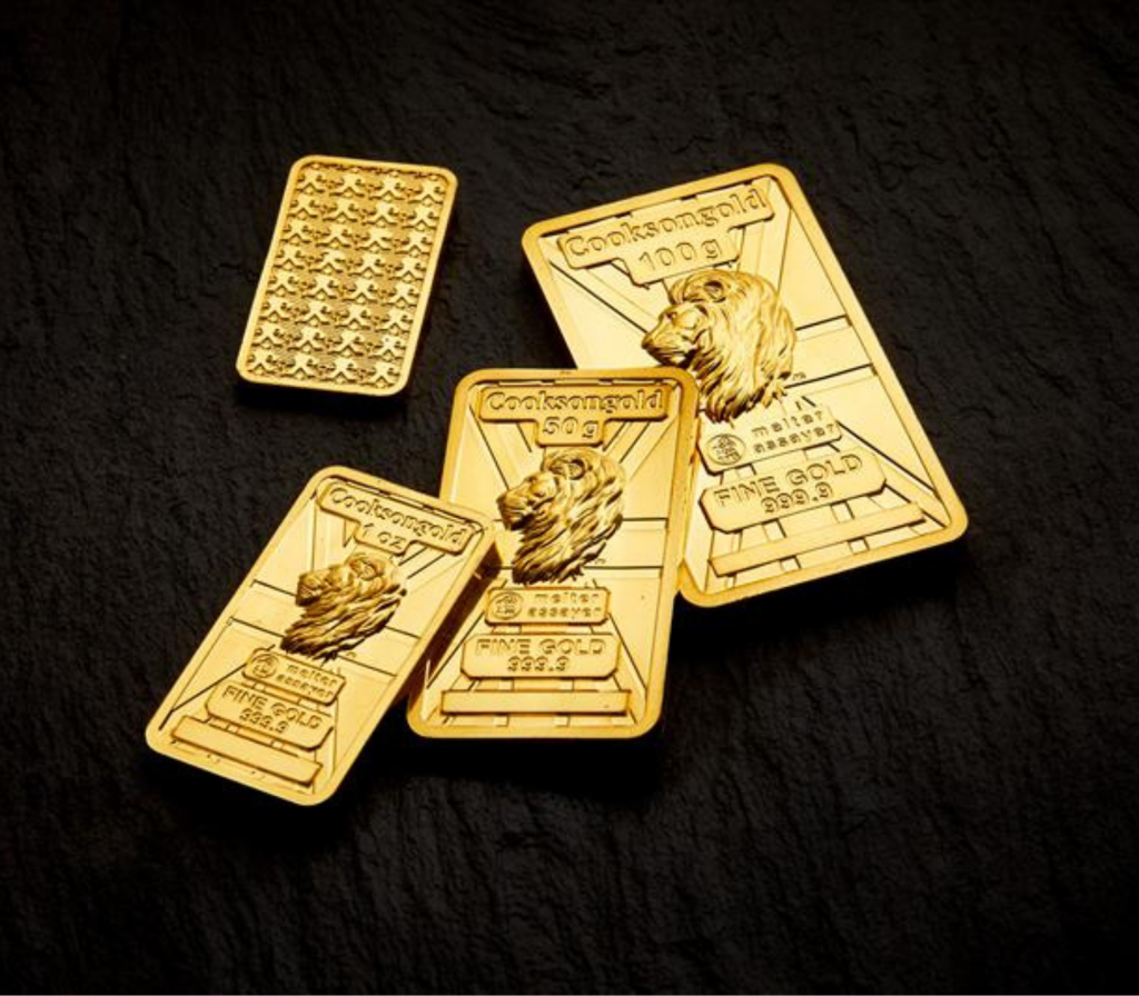 Fine Gold Bars and Investment Bullion